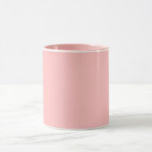 Mug Rose Rétro Sur Rose (Centre)