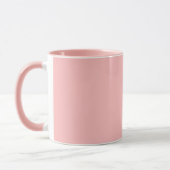 Mug Rose Rétro Sur Rose (Gauche)