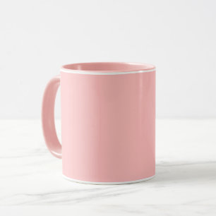 Mug Rose Rétro Sur Rose