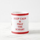 MUG ROSE ROSARY GARDE CALME CRUCIFIX (Centre)