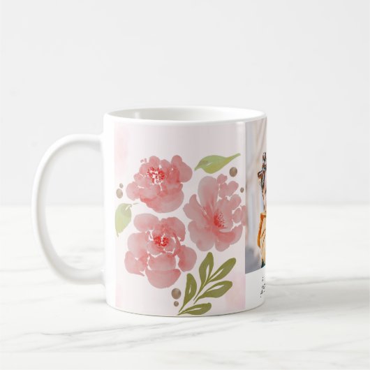 Mug Rose rose (Gauche)