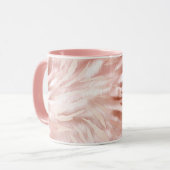 Mug Rose rose blanc Zebra Animal (Devant gauche)