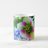 Mug Rose rose carême bleu boule de verre (Centre)