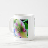 Mug Rose rose carême bleu boule de verre (Devant gauche)