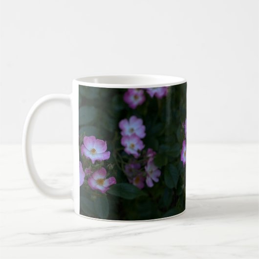 Mug Rose rose et blanc Bush (Gauche)