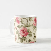 Mug Rose Rose Fantaisiste   (Devant gauche)