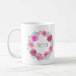 Mug Rose rose Fleur couronne