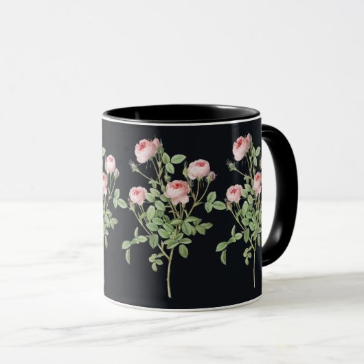 Mug Rose rose Fleur Nature Jardin botanique en fleurs (Devant droit)