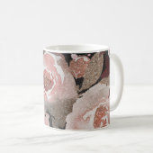 Mug Rose Rose Glitter Roses Dark Floral Glam Elegant (Devant droit)