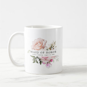 Mug Rose rose pâle Fleur de l'honneur