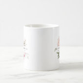 Mug Rose rose pâle mère florale de la mariée (Centre)