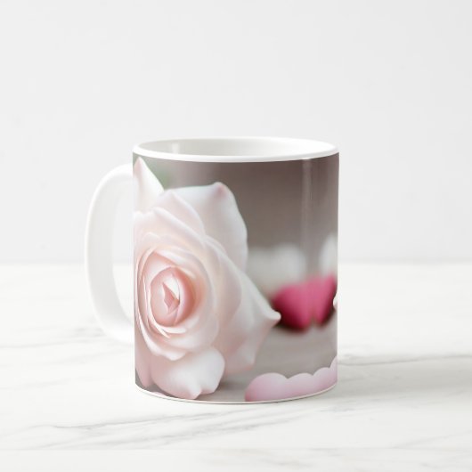 Mug Rose rose rose apaisant (Devant gauche)