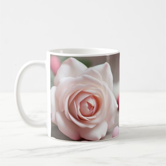 Mug Rose rose rose apaisant (Gauche)