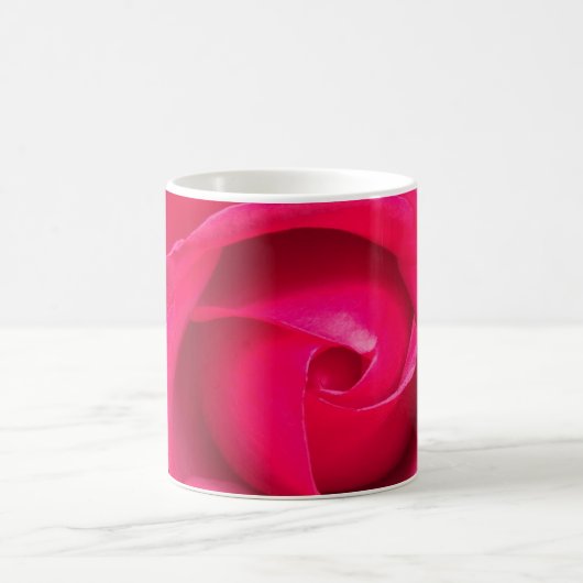 Mug Rose rose rouge romantique (Centre)