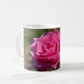 Mug Rose rose simple (Devant gauche)