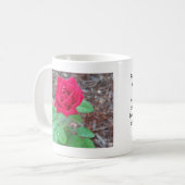 Mug Rose rouge (Devant gauche)