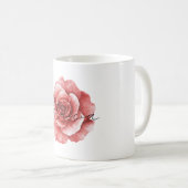 Mug Rose rouge (Devant droit)