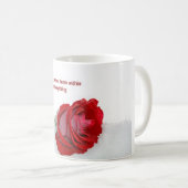 Mug Rose rouge (Devant droit)