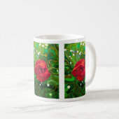 MUG ROSE ROUGE  (Devant droit)