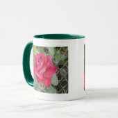 Mug Rose rouge (Devant gauche)