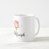 Mug Rose rouge (Devant droit)