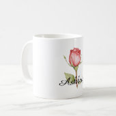 Mug Rose rouge (Devant gauche)