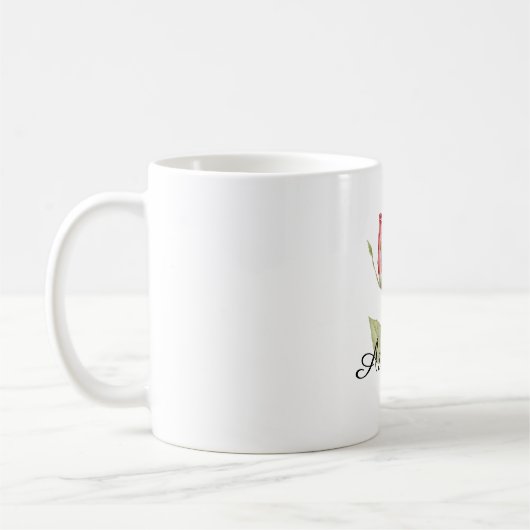 Mug Rose rouge (Gauche)