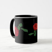 Mug Rose rouge (Devant gauche)