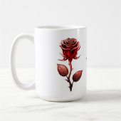 Mug Rose rouge (Gauche)