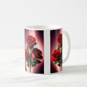 Mug Rose rouge (Devant droit)