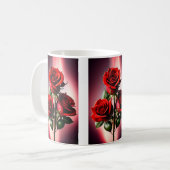 Mug Rose rouge (Devant gauche)