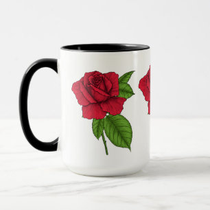 Mug Rose rouge 2