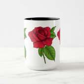 Mug Rose rouge 2 (Centre)