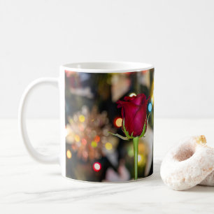 Mug Rose rouge 3620 avec Bokeh