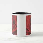 Mug Rose rouge de floraison (Centre)