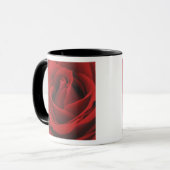 Mug Rose rouge de floraison (Devant gauche)