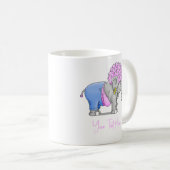 Mug Rose rouge d'éléphant pour la Saint-Valentin (Devant droit)