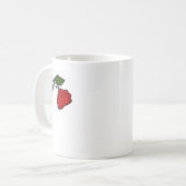 Mug Rose rouge Kiss002 (Devant gauche)