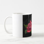 Mug Rose rouge Merci (Gauche)