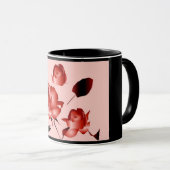 Mug "Rose rouge" - Personnalisable (Devant droit)