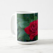 Mug Rose rouge proche (Devant gauche)