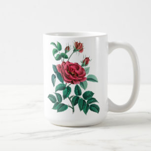 Mug Rose rouge vintage