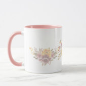 Mug Rose simple Moderne fleurs florales roses pour ell (Gauche)