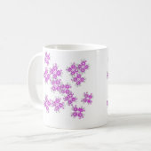 Mug rose snowflakes1 (Devant gauche)