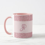 Mug Rose tendance Parties scintillant or Look Modèle M (Gauche)