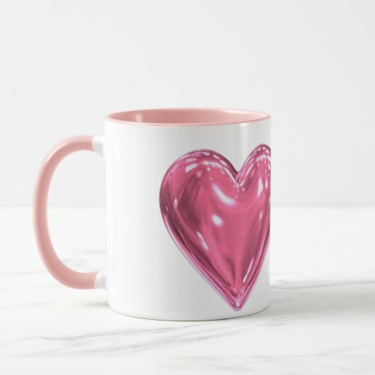 Mug Rose tendre (Gauche)