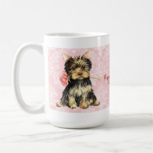 Mug Rose Valentine Yorkie
