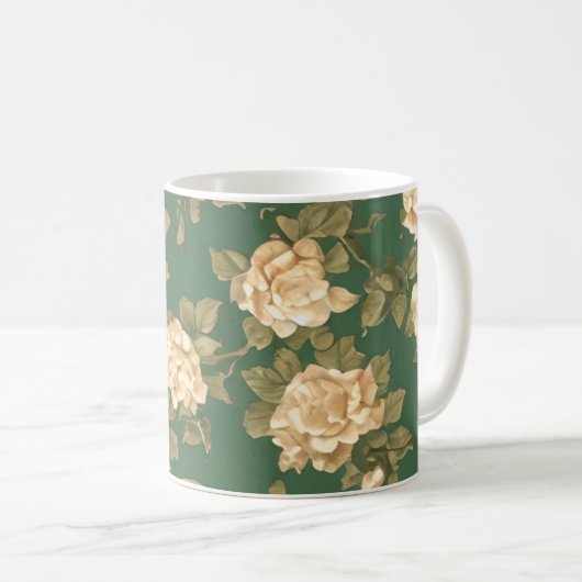 Mug Rose vintage (Devant droit)