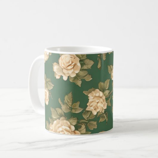 Mug Rose vintage (Devant gauche)