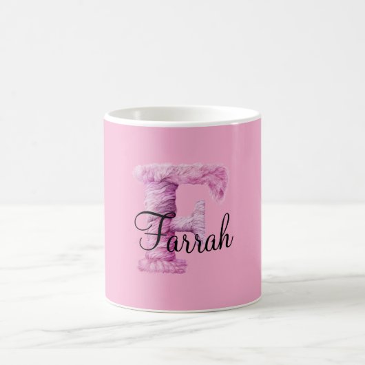 Mug Rose Violet Confortable F Nom (Centre)